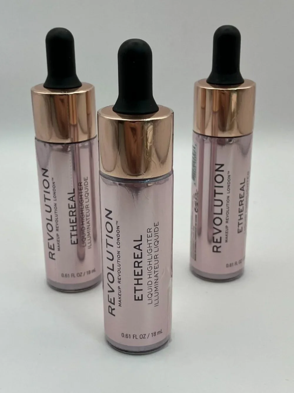 Revolution Liquid Highlighter Ethereal 3 Pack